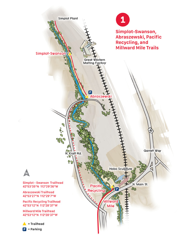 Trails Portneuf Greenway